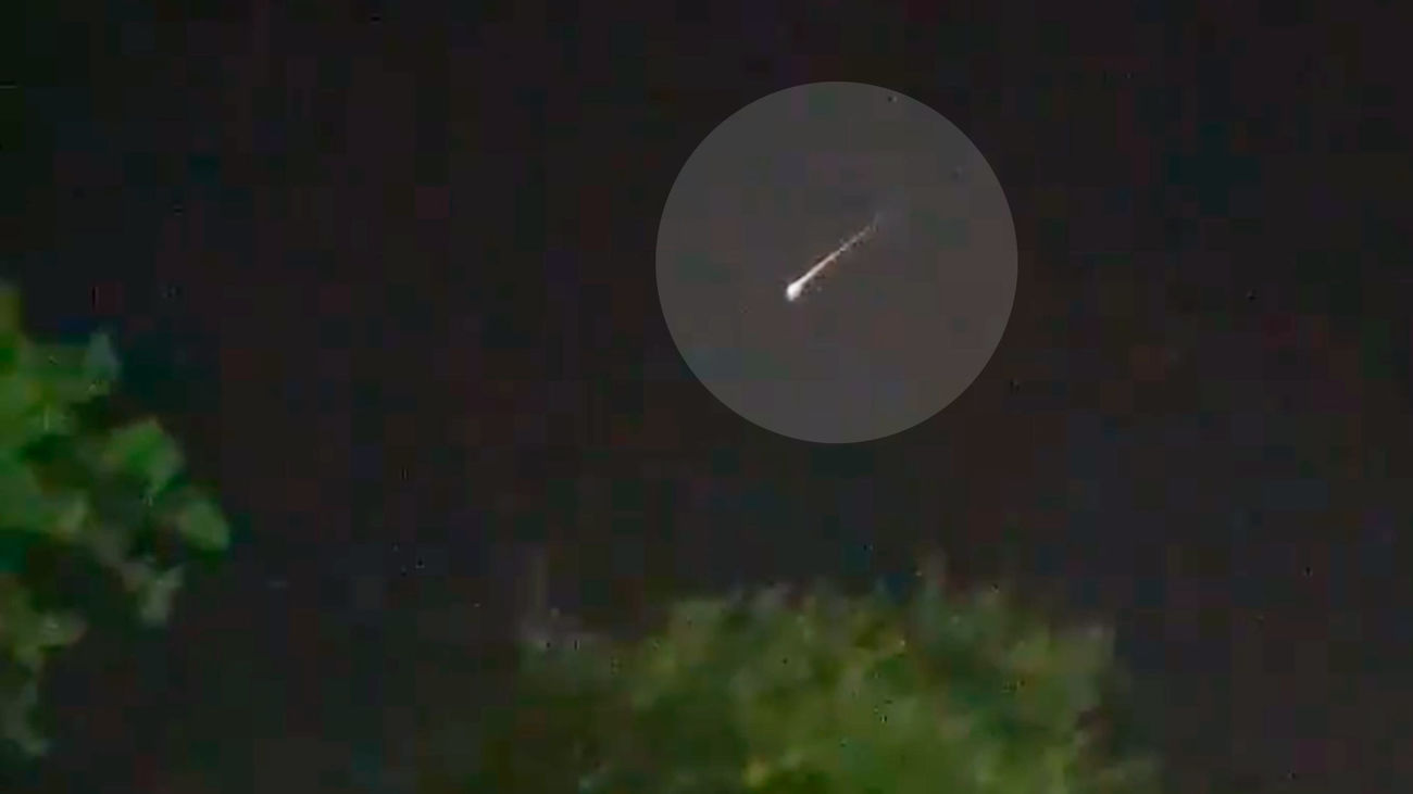 Un meteorito atraviesa el cielo de Madrid