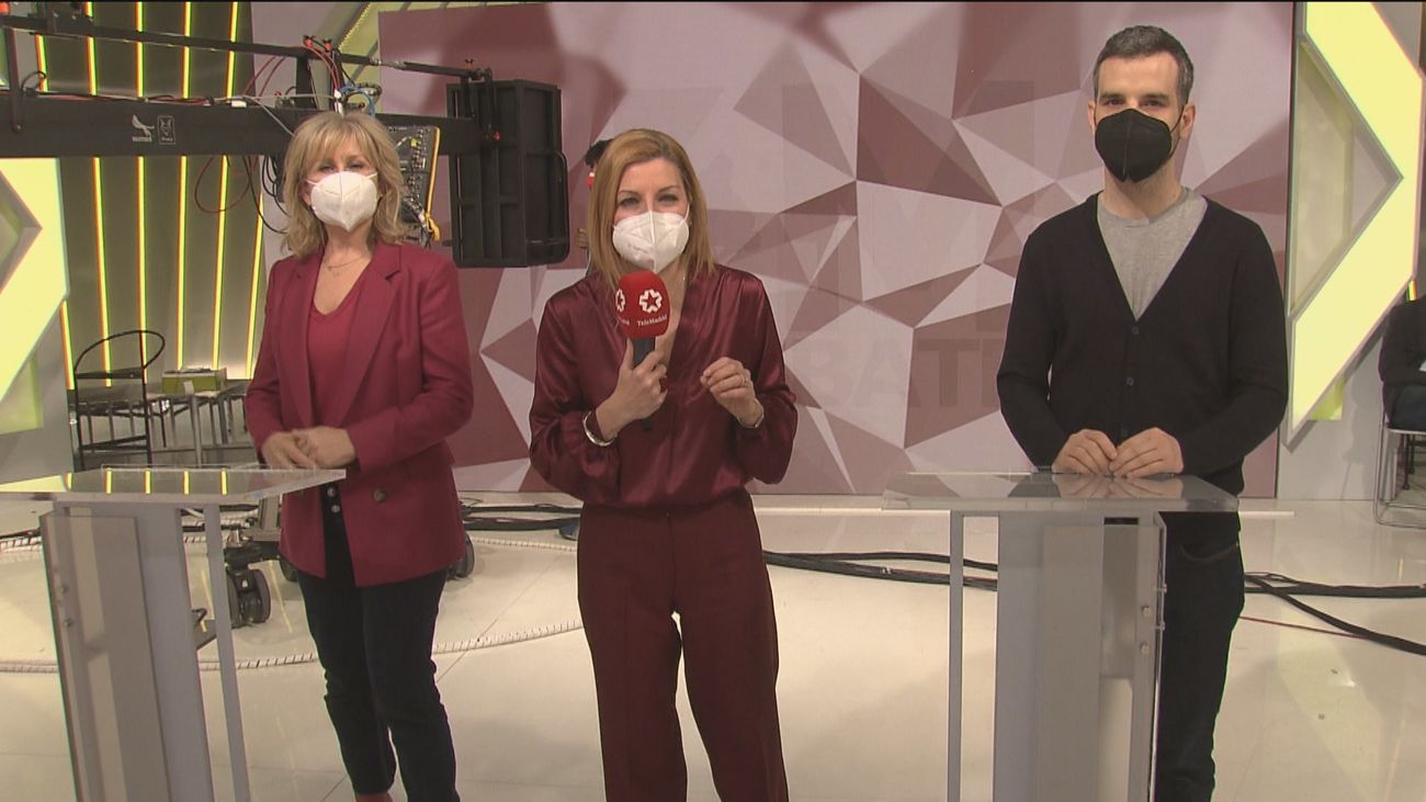 Así son los ensayos para el debate electoral en Telemadrid del próximo miércoles