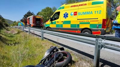 Muere un motorista de 30 años tras ser alcanzado por un turismo en Rozas de Puerto Real