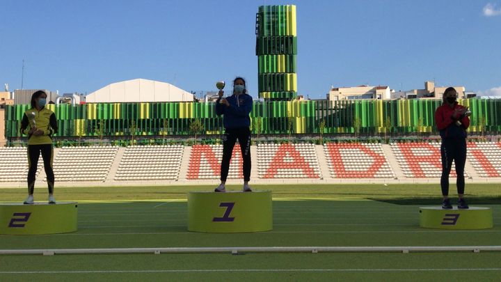 Podio femenino de la Liga de Oro / @atletismomadrid