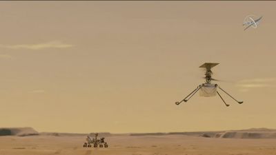 Emoción y alegría en la Nasa por el primer vuelo controlado del 'Ingenuity' en Marte, un hito en la exploración espacial