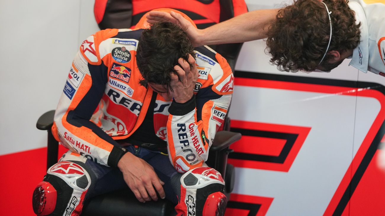 Márquez, emocionado; Raúl Fernández, en una nube