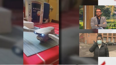 Casi le cae un dron en la cabeza en pleno barrio de Tetuán cuando salía de comprar