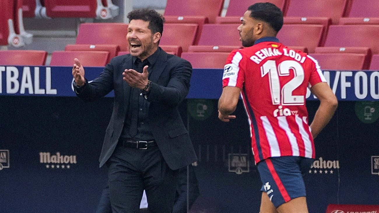 Simeone: "La Liga está apretada, linda y ojalá la pueda ganar quien se lo merezca"