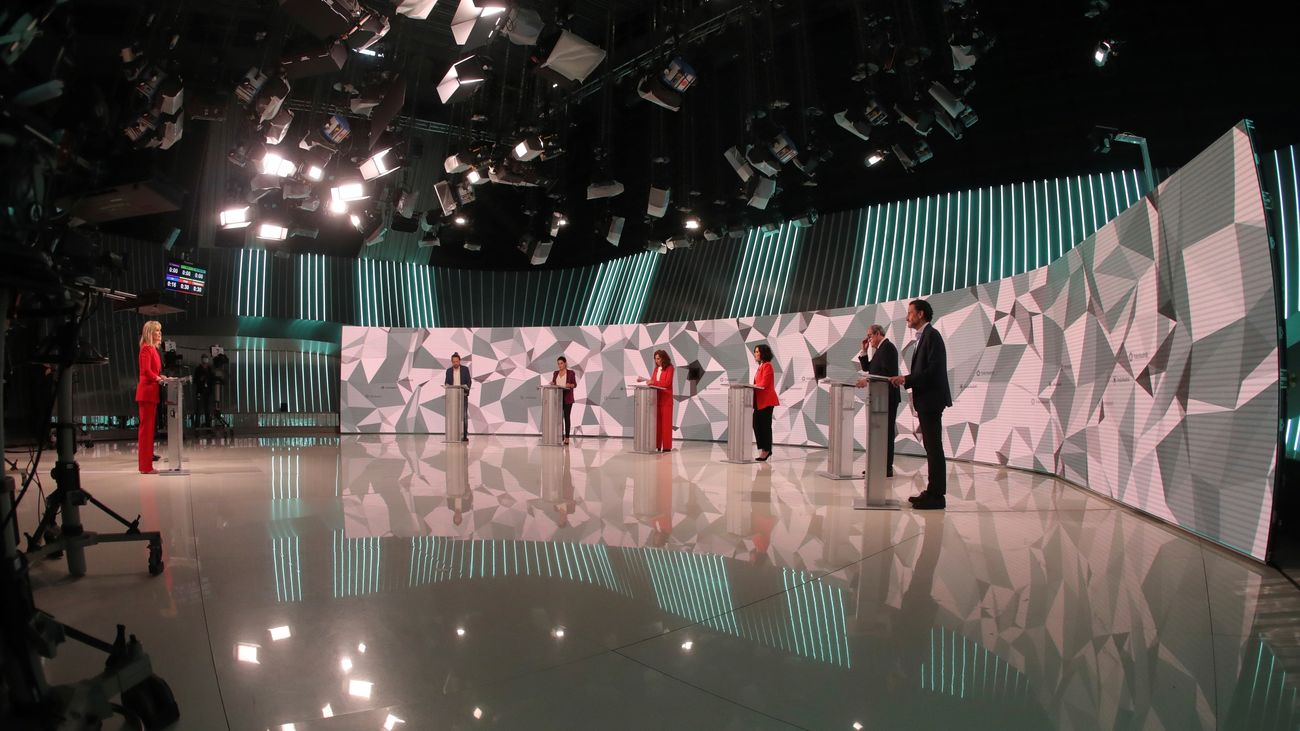 Más de 222.000 internautas siguieron el debate electoral a través de Telemadrid.es y los canales de Youtube y Facebook