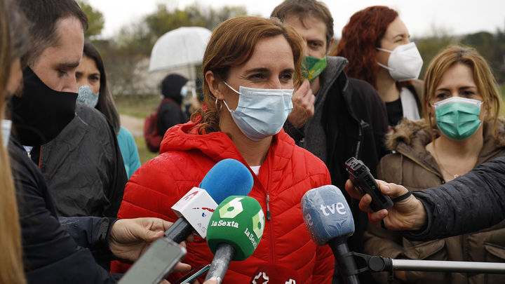 La candidata de Más Madrid, Mónica García en Soto del Real / EUROPA PRESS