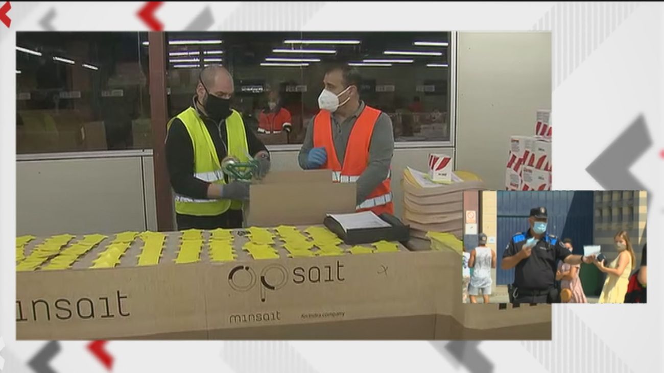 En el 4-M se repartirán más de 5 millones de mascarillas y habrá 2.800 responsables covid