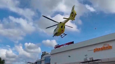 Un joven de 24 años grave tras ser arrollado  en su patinete por un vehículo en Collado Villalba