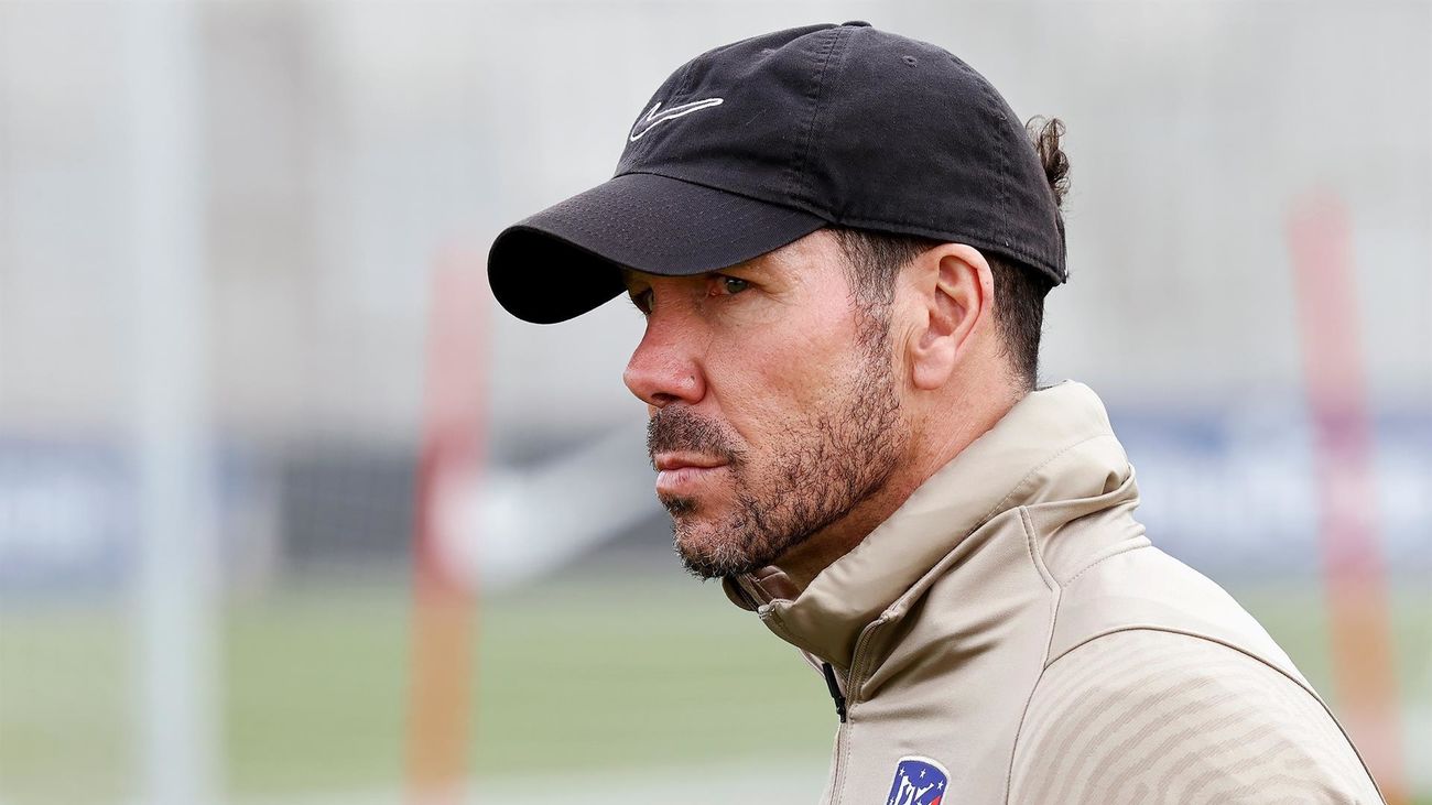 Diego Simeone, entrenador del Atlético de Madrid