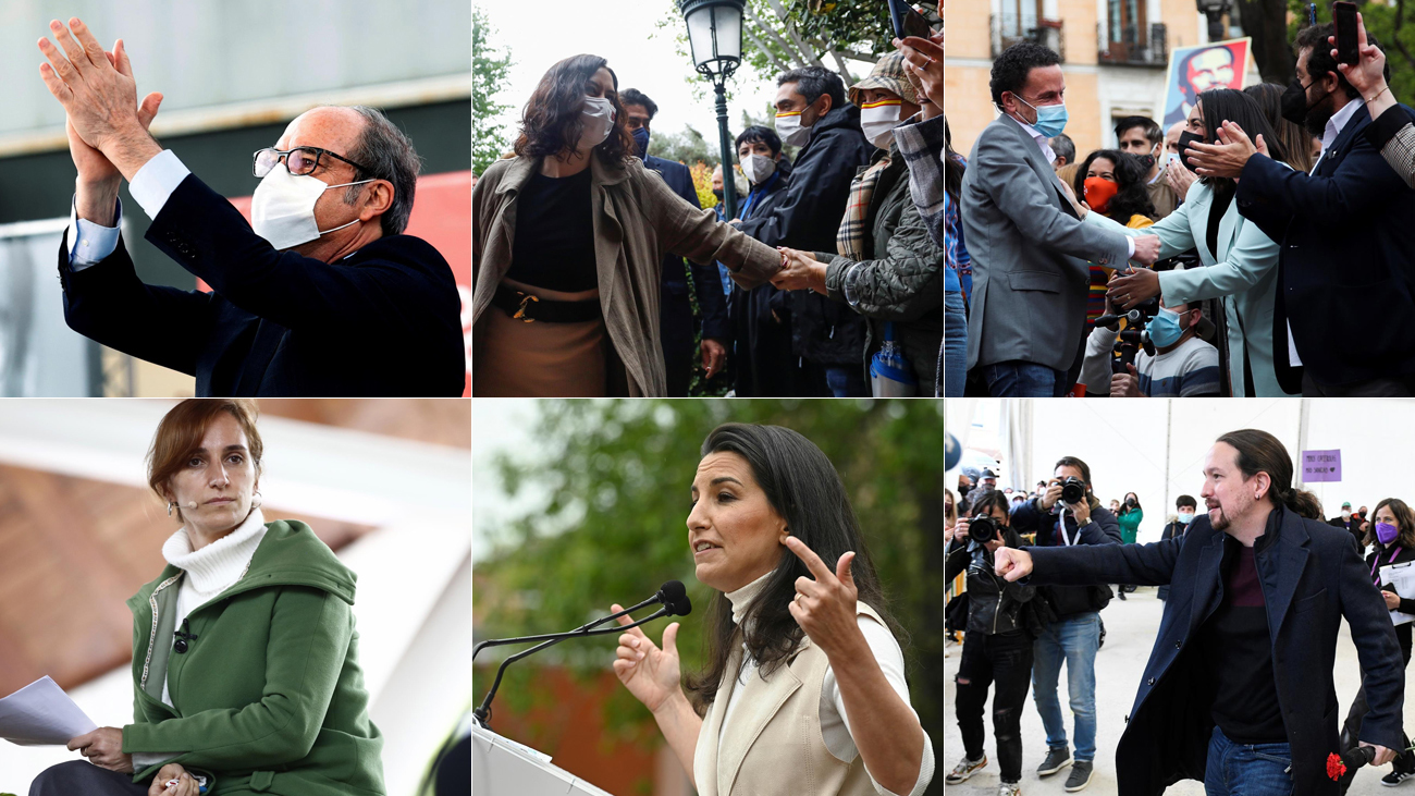 Los candidatos de las elecciones en Madrid siguen con su campaña