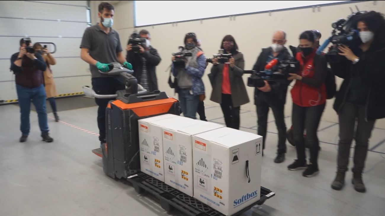 España recibe dos millones de vacunas, cifra que se repetirá cada lunes de mayo