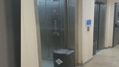 El hospital Virgen de la Torre en Vallecas inundado por la tormenta 'Lola'