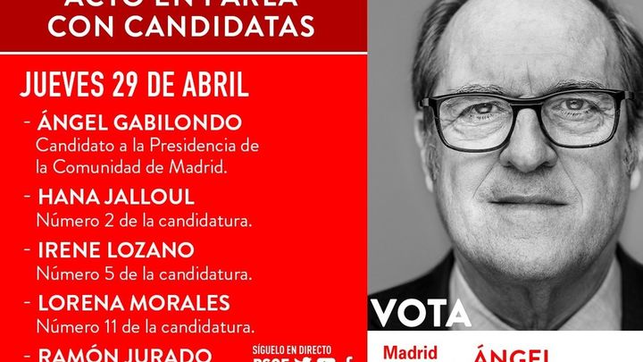 Convocatoria del acto socialista en Parla / PSOE MADRID