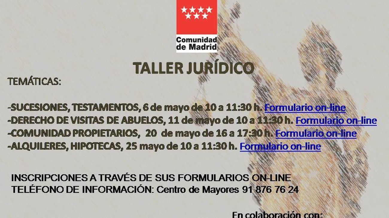 Arganda oferta nuevos talleres  'online' para personas mayores durante mayo