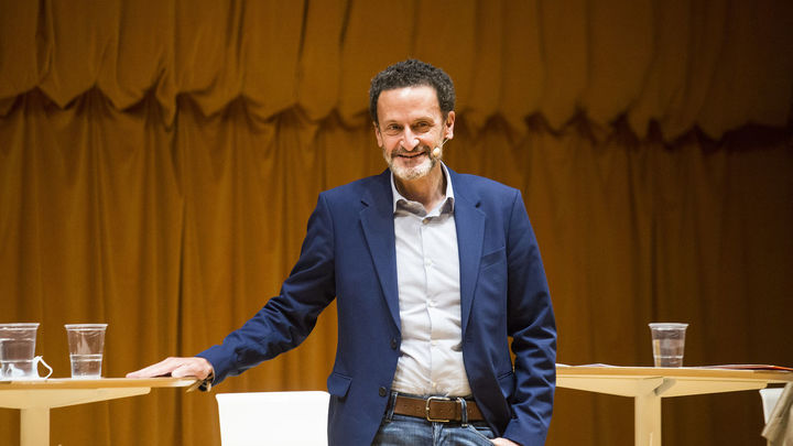 El candidato de Ciudadanos, Edmundo Bal, en el Auditorio municipal de Tres Cantos / EUROPA PRESS