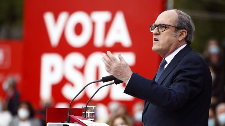 Ángel Gabilondo, en el acto electoral de Alcorcón de este viernes / EFE