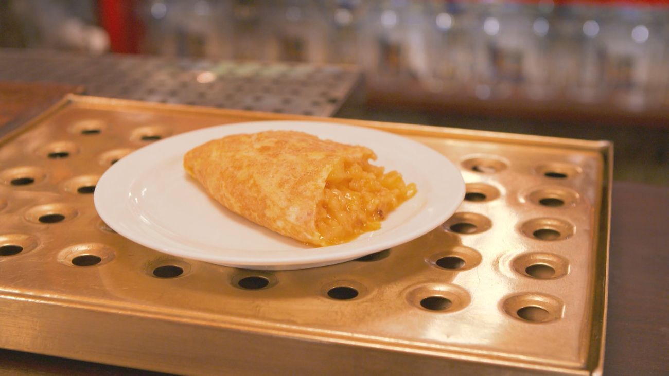 La tortilla 'llorona' de la taberna La Ardosa