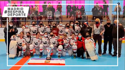 Tres Cantos gana la liga de hockey línea y ya suma tres dobletes consecutivos