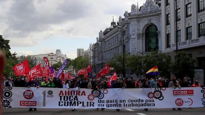 CCOO y UGT Madrid centran la marcha del 1 de Mayo en pedir las 35 horas para empleados públicos