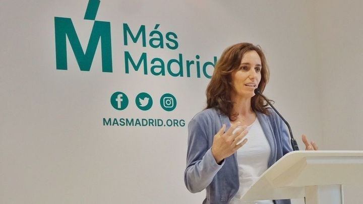 La candidata de Más Madrid, Mónica García / EUROPAPRESS