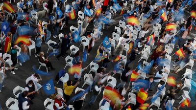 El PP celebra la victoria en este 4M