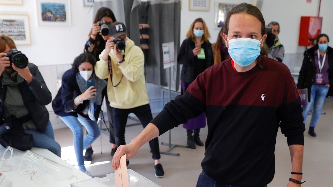 El efecto Pablo Iglesias hace crecer a Podemos en Madrid solo en tres escaños