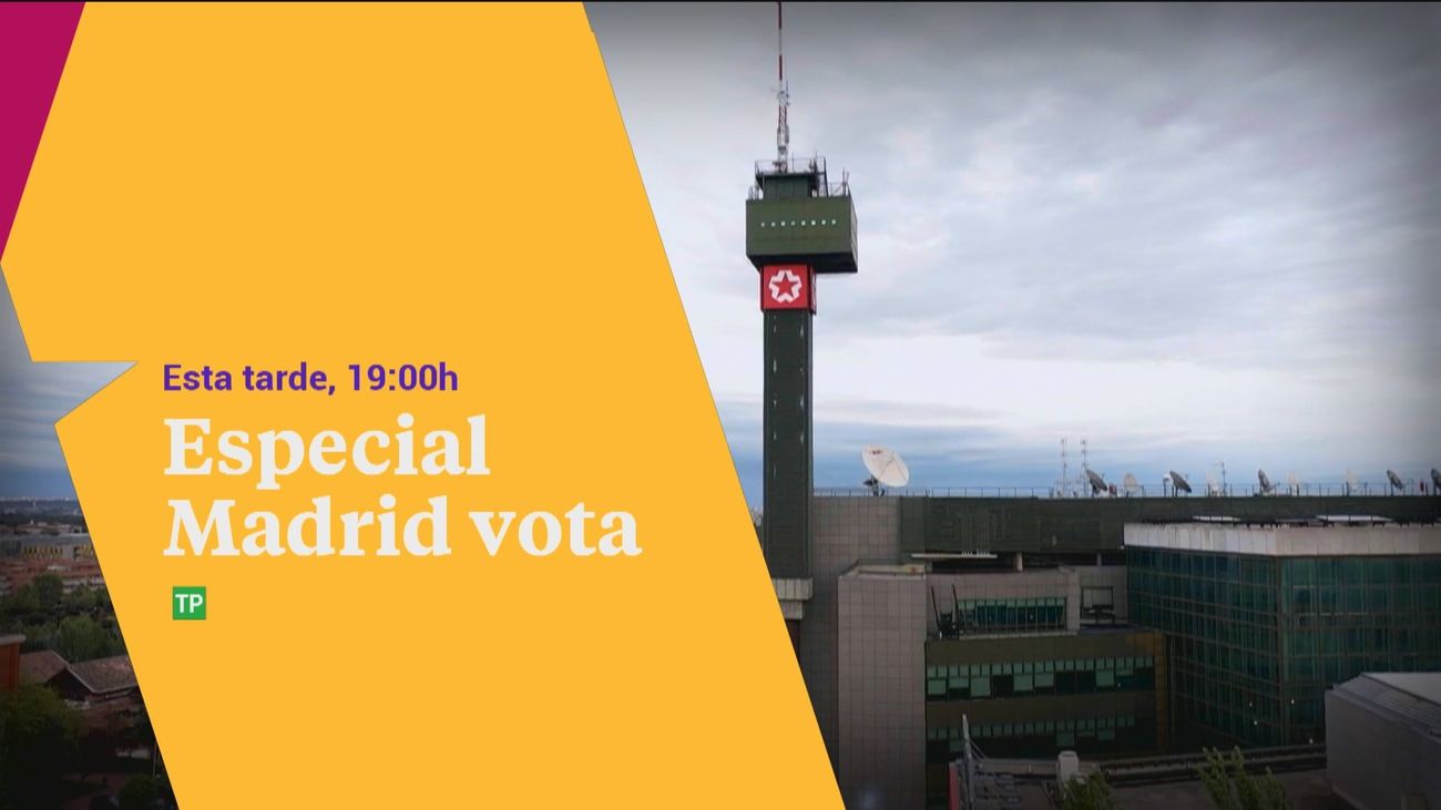 Programa Especial 'Madrid vota' de Telemadrid a las 19 horas con un sondeo exclusivo de Gad 3 a pie de urna