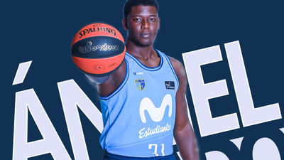 Ángel Delgado, del Estudiantes, jugador más valioso de abril en la Liga ACB