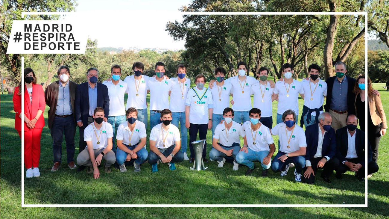 Almeida felicita al hockey femenino y masculino del Club Campo por sus títulos de liga