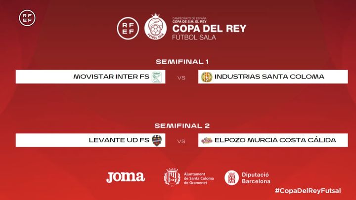 Sorteo de la Copa del Rey de fútbol sala / @RFEF