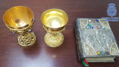 Recuperadas tres piezas de gran valor artístico robadas en una iglesia de Hortaleza