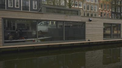 Las casas flotantes de Ámsterdam, viviendas de lujo