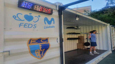 El gimnasio portátil del Estudiantes