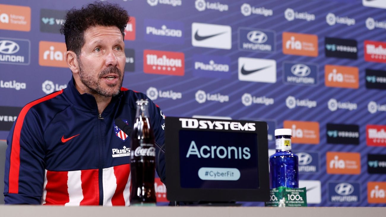 Simeone: "Vamos a Barcelona con ilusión, humildad y tranquilidad"