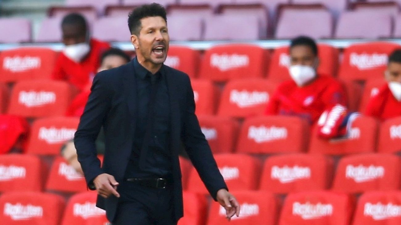 Simeone: "Esto será así hasta el final; partido a partido"