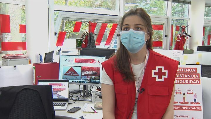 La Cruz Roja ha incorporado más de 20.000 voluntarios durante la pandemia en Madrid
