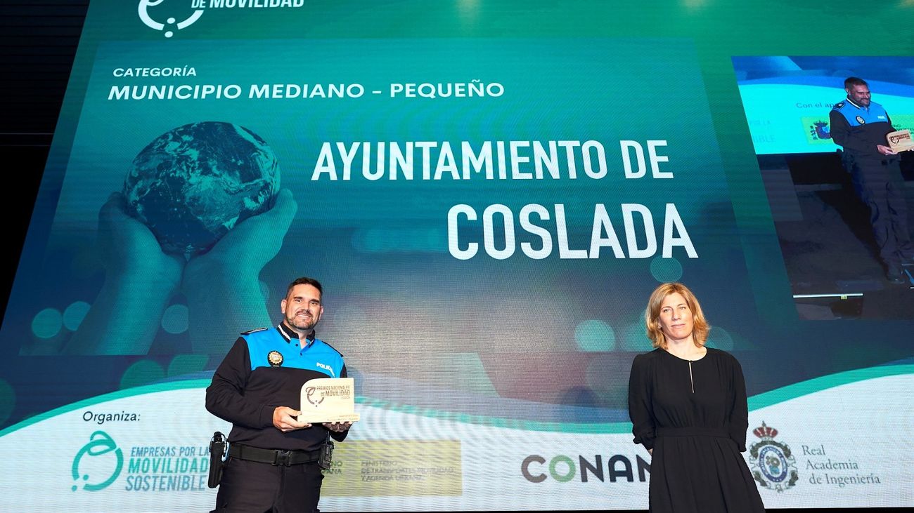 El programa 'Camino escolar en bicicleta' de la Policía Local de Coslada recibe uno de los Premios Nacionales de Movilidad