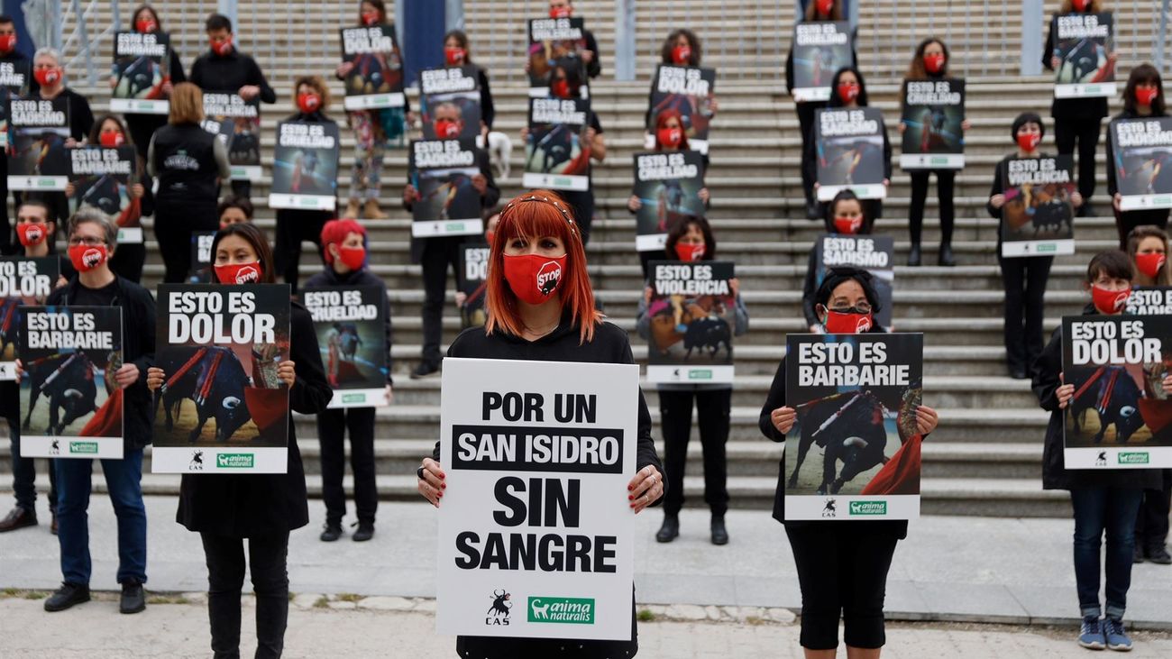Organizaciones animalistas reclaman en Vistalegre  unas fiestas de San Isidro sin toros