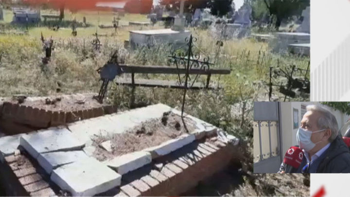 Julio denuncia a Buenos Días Madrid el estado de abandono del cementerio de Villaverde Alto / TELEMADRID