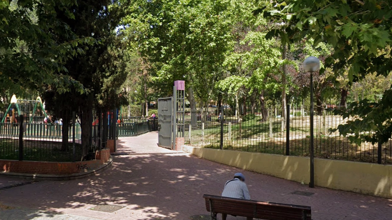 Entrada al Parque de la Comunidad de Madrid, en Alcobendas