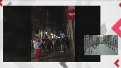 Vuelven los botellones y el desmadre a Malasaña con el fin del toque de queda