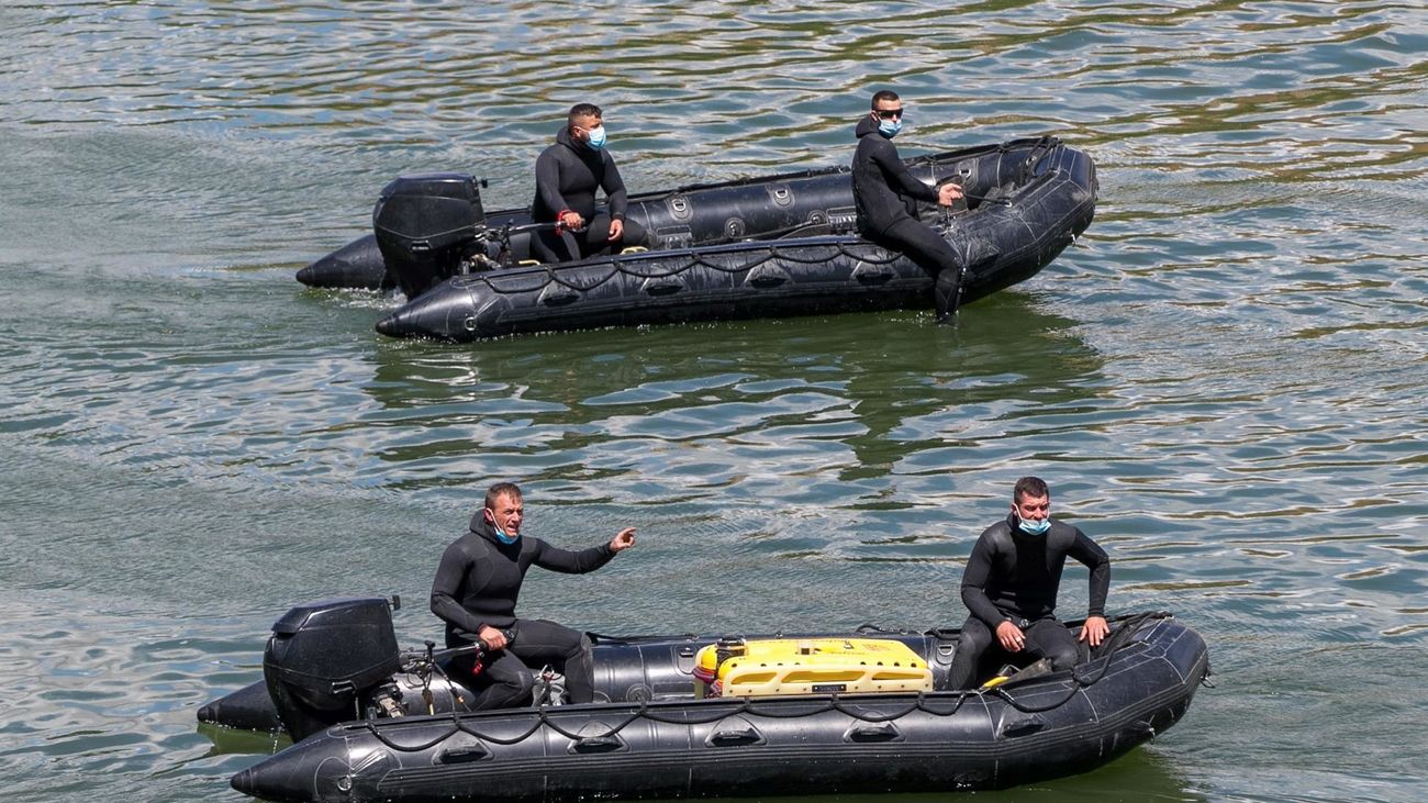 Dispositivo de búsqueda del menor desaparecido en el río Ebro
