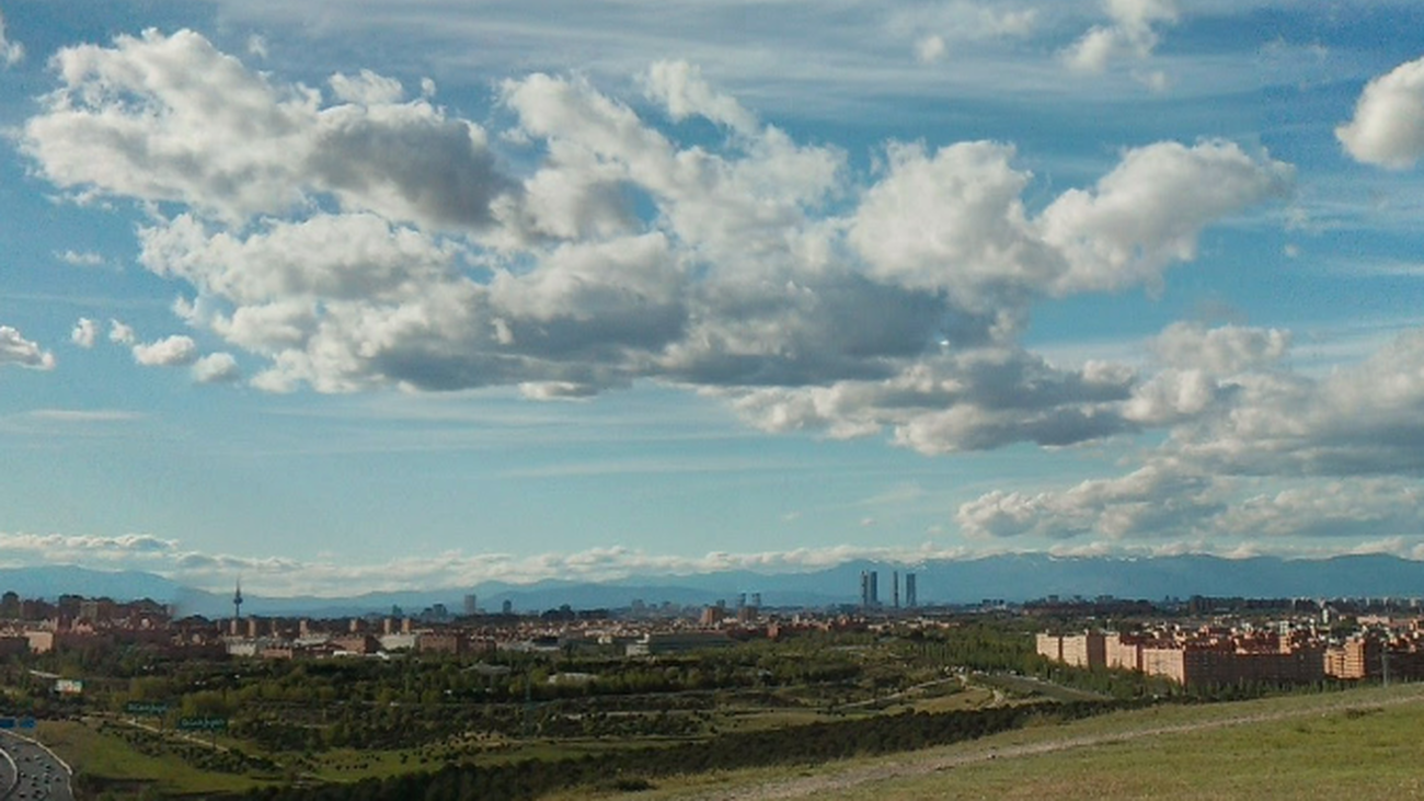 Vista hacia el norte de Madrid desde el Cerro Almodóvar