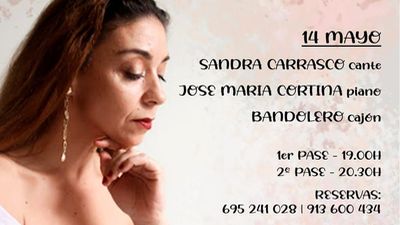 Sandra Carrasco es la protagonista este viernes de las jornadas flamencas de Amor de Dios