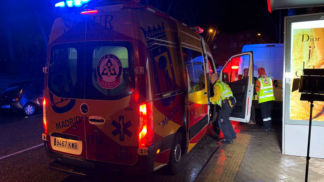 Apuñalado con arma blanca en Ciudad Lineal