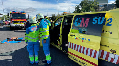 Accidente mortal en la M-50, con dos muertos en un choque frontal a la altura de Majadahonda