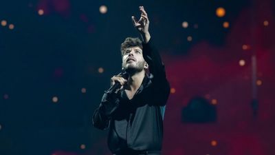 Eurovisión en Onda Madrid, con Blas Cantó y los representantes de Francia, Suiza, Rumania y Bulgaria