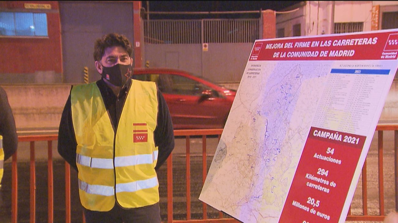La Comunidad de Madrid realizará 54 actuaciones de mejora en 294 kilómetros de las carreteras regionales