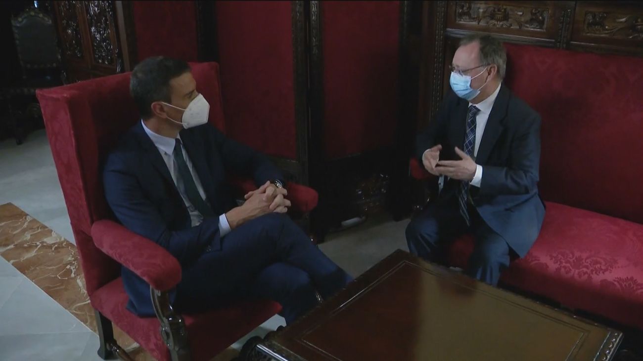 Visita relámpago de Pedro Sanchez a Ceuta