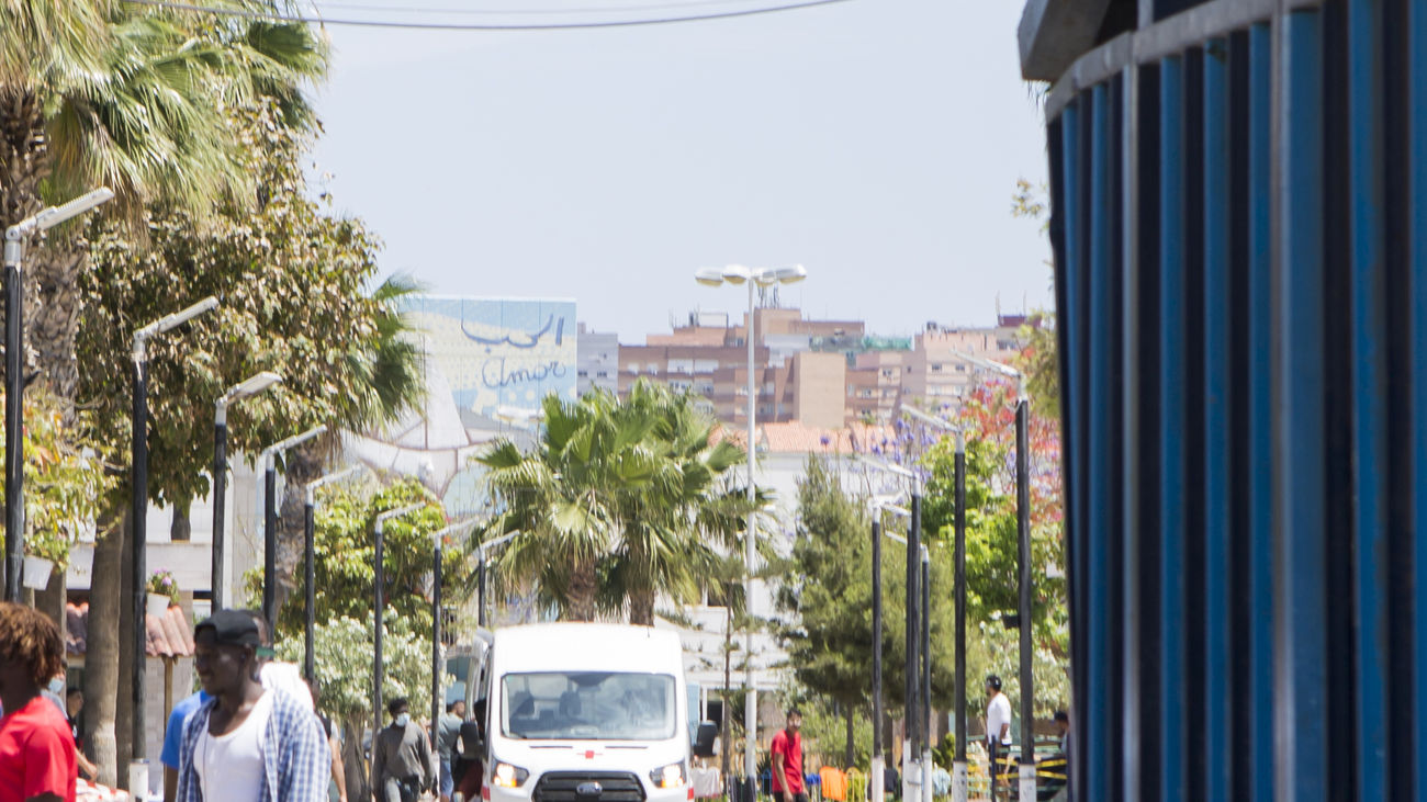 Calles de Ceuta tras la entrada masiva de inmigrantes